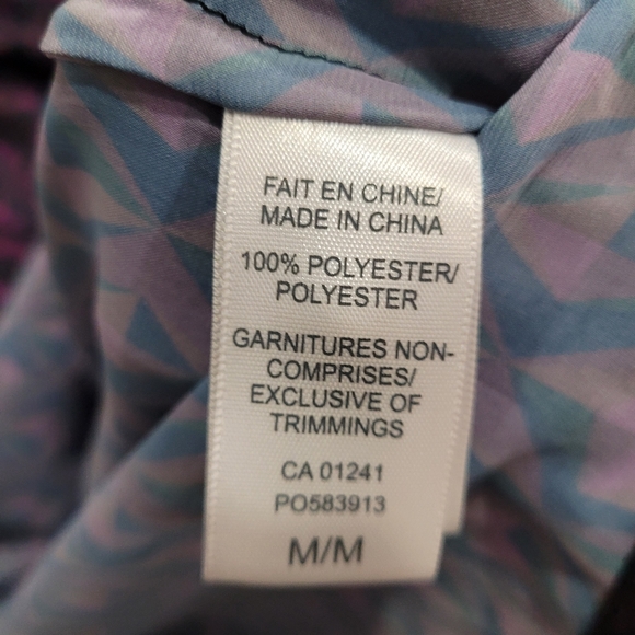 Twik Purple Patterned Blouse with Bow - Picture 8 of 8